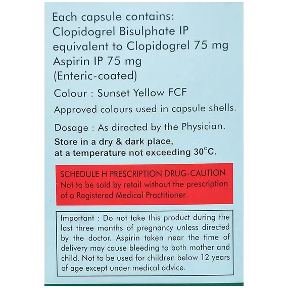 plagerine a 75mg capsule 10's